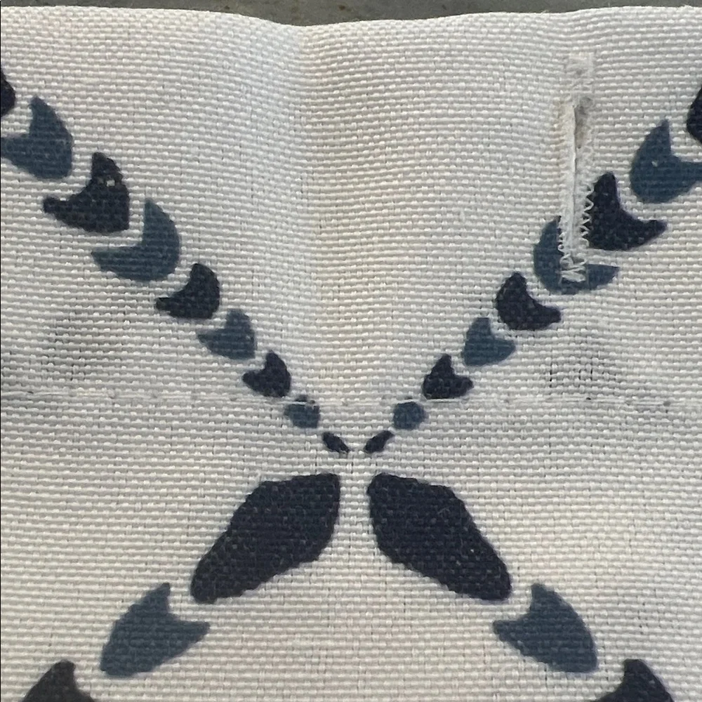Navy Diamond Trellis Shower Curtain